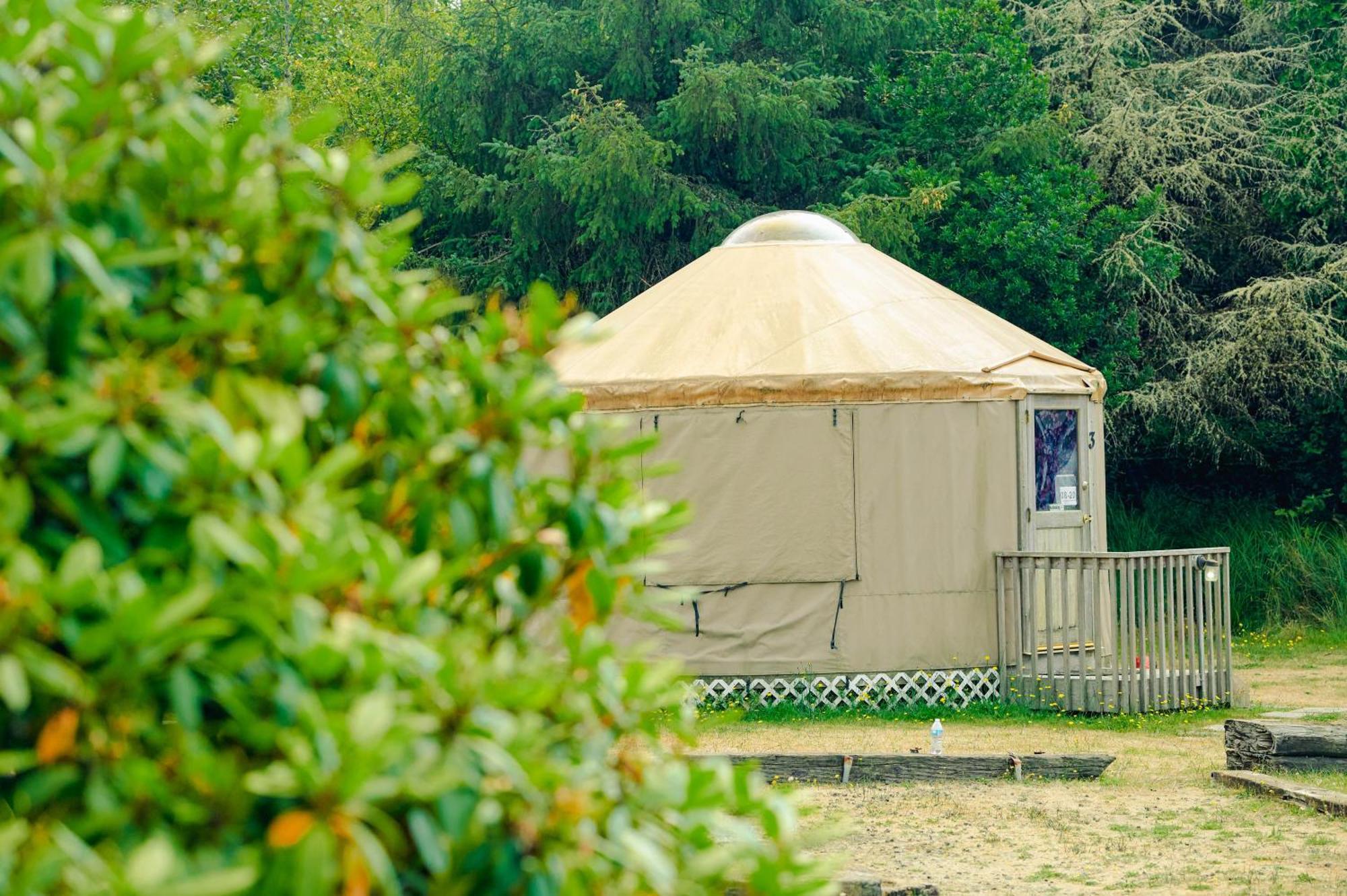 Long Beach Camping Resort Yurt 8 Oceanview Room photo